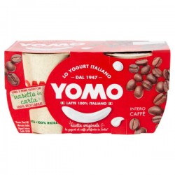 Yogurt italiano Yomo gusto Caffe' 125 g x 2 consegna gratuita info@thegoodofitaly.com