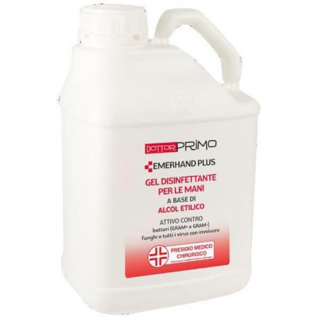 GEL IGIENIZZANTE E DISINFETTANTE MANI DOTTOR PRIMO EMERHAND OZONO litri 5