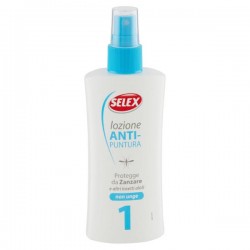 SELEX LOZIONE ANTIPUNTURA ZANZARE E ALTRI INSETTI 100 ML