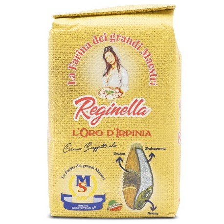 FARINA PER PIZZA NAPOLETANA L'ORO D'IRPINIA  TIPO 1 CON GERME DI GRANO MOLINO SCOPPETTUOLO