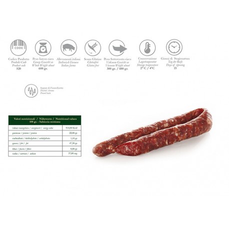 Salsiccia Stagionata nostrana