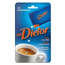 Dietor mini 120 compresse Zero Calorie Senza Aspartame consegna gratuita Europa graz vienna bratislava info@thegoodofitaly.com i