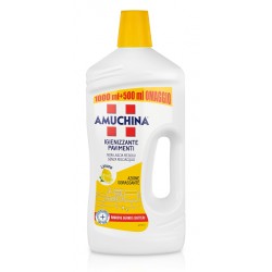 Amuchina pavimenti limone Gel igienizzante e disinfettante 1000 + 500 ml
