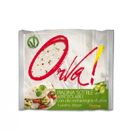 Piadina Sottile Arrotolabilissima con Olio extravergine di oliva 330g